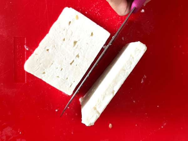 Watermelon feta arugula sandwich, the freshest viral recipe for summer! - Preparation step 3