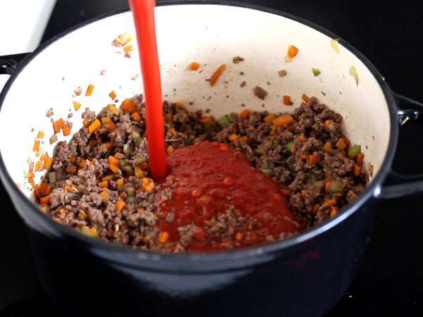 Homemade bolognese sauce - ragù alla bolognese - Preparation step 4