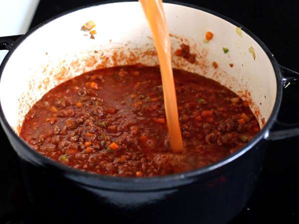 Homemade bolognese sauce - ragù alla bolognese - Preparation step 5
