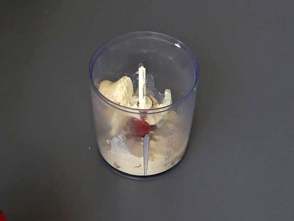 Vanilla whey ice cream, high in protein, fast and with 3 ingredients! - Preparation step 2