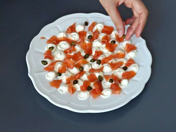 Smoked salmon aperitif spread - Preparation step 3