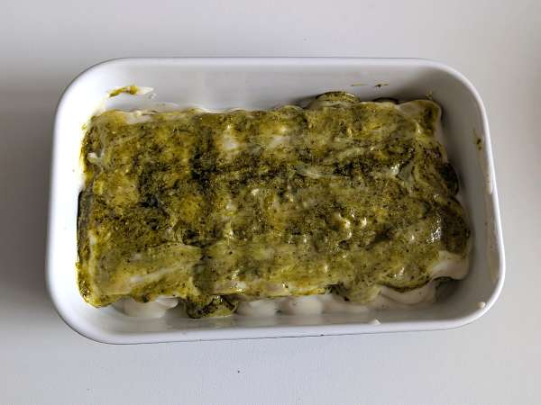 Creamy pesto cannelloni au gratin: the easy and tasty recipe - Preparation step 7