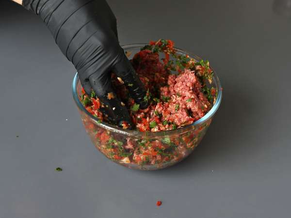Lavash kebab skewers with tortillas, easy cooking with the airfryer! - Preparation step 3