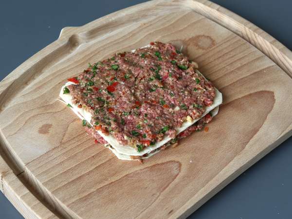 Lavash kebab skewers with tortillas, easy cooking with the airfryer! - Preparation step 5
