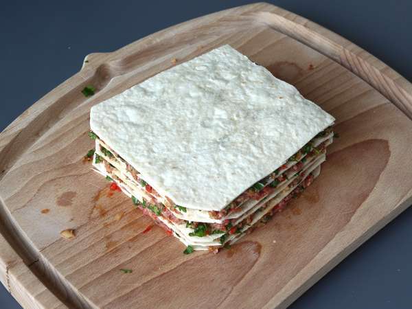 Lavash kebab skewers with tortillas, easy cooking with the airfryer! - Preparation step 6