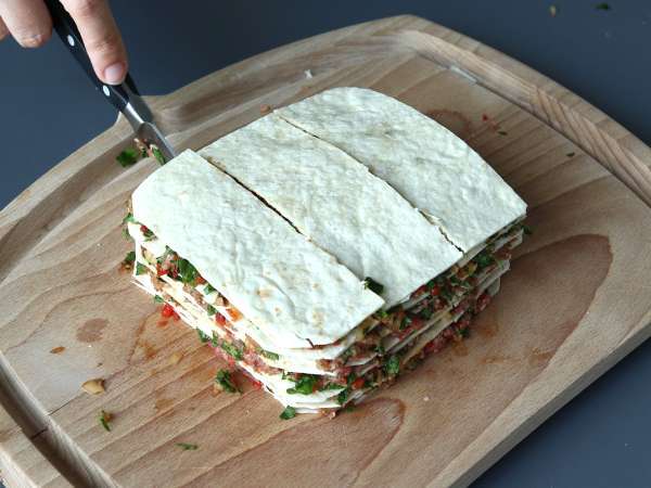 Lavash kebab skewers with tortillas, easy cooking with the airfryer! - Preparation step 7