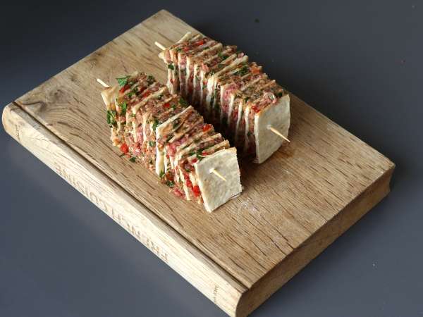 Lavash kebab skewers with tortillas, easy cooking with the airfryer! - Preparation step 9