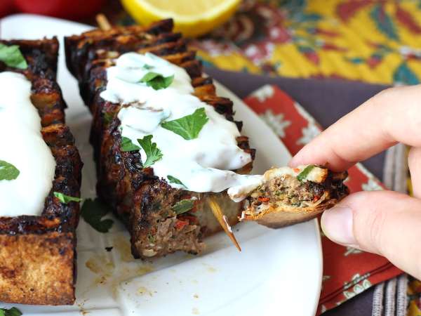 Lavash kebab skewers with tortillas, easy cooking with the airfryer! - Preparation step 11