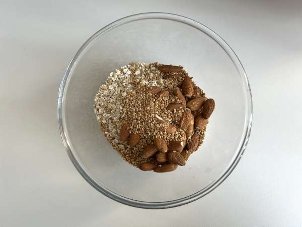 Granola express with airfryer, to crisp up your breakfast - Preparation step 1