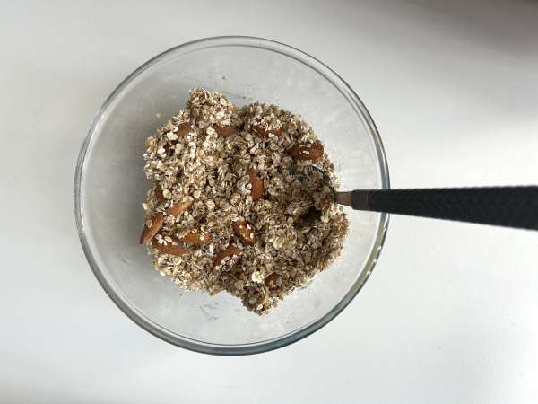 Granola express with airfryer, to crisp up your breakfast - Preparation step 3