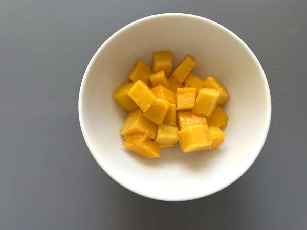 Mango bingsu, the delicious Korean dessert with mango that triumphs worldwide - Preparation step 6