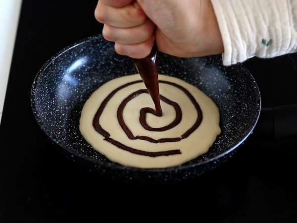 Cinnamon roll pancakes, for cinnamon lovers - Preparation step 5