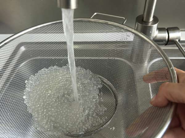 Mango sago, the Asian dessert with tapioca and mango that conquers for its simplicity - Preparation step 6