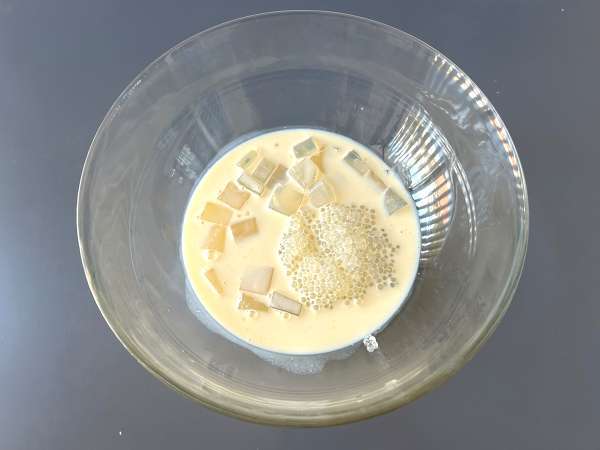 Mango sago, the Asian dessert with tapioca and mango that conquers for its simplicity - Preparation step 11
