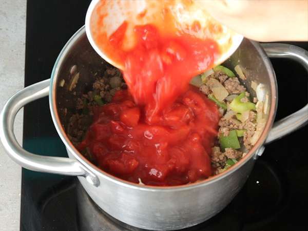Mexican chili con carne - Preparation step 3
