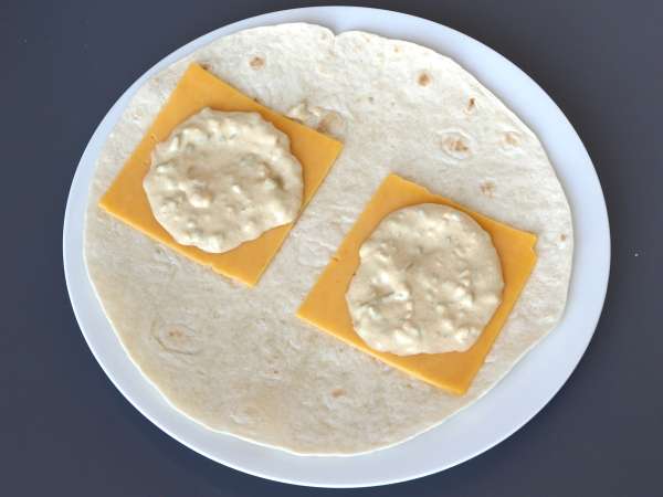 Big Mac-style wraps, quick, practical and economical - Preparation step 4