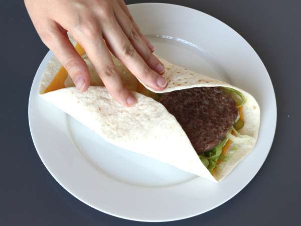 Big Mac-style wraps, quick, practical and economical - Preparation step 7