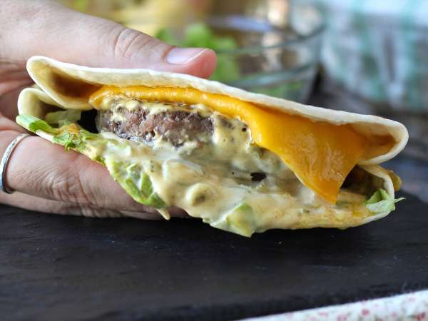 Big Mac-style wraps, quick, practical and economical - Preparation step 10