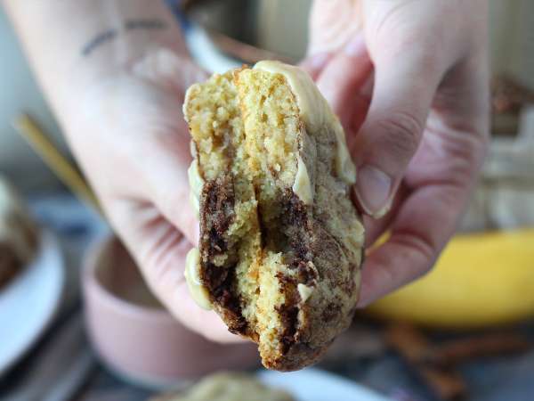 Cinnamon roll-style cookies, melt-in-your-mouth and crunchy with cinnamon flavour - Preparation step 9