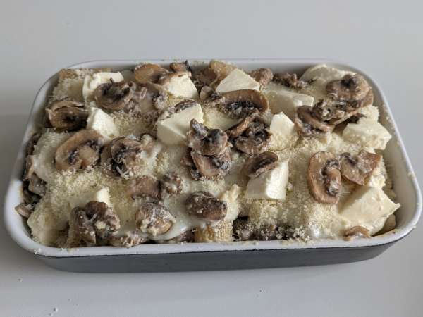 Baked mushroom pasta: the perfect creamy and stringy recipe for fall - Preparation step 9