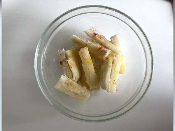 Cassava fries in the Air Fryer - Preparation step 3