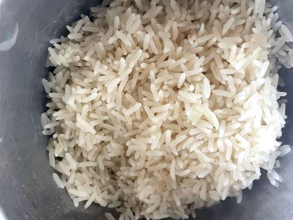 Rice with red beans and smoked bacon: a typical Cuban dish - Preparation step 7