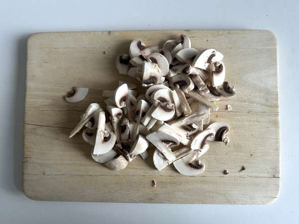 Potato and mushroom gratin - Preparation step 1