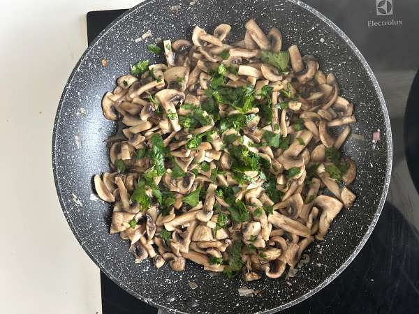 Potato and mushroom gratin - Preparation step 6