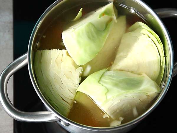 Simple cabbage soup - Preparation step 3