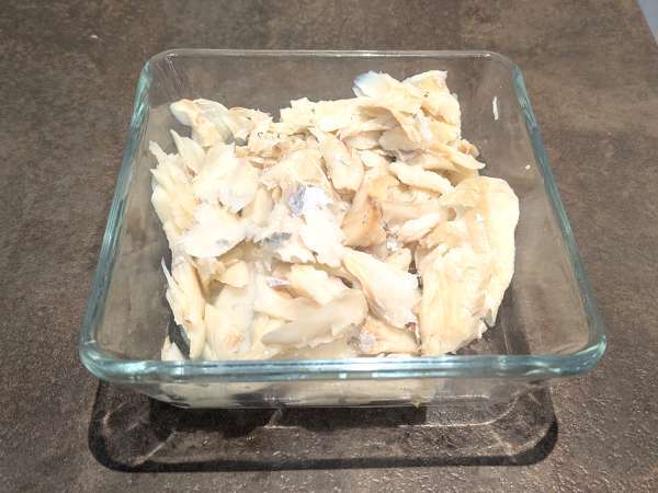 West Indian cod acras - Preparation step 1