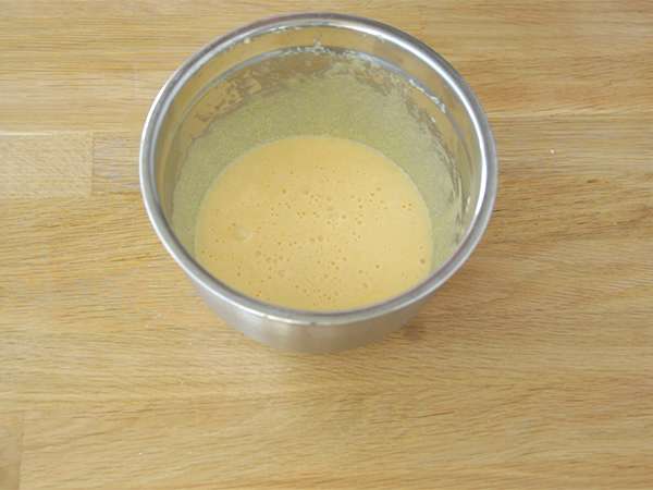 Nutella roll cake - Preparation step 1