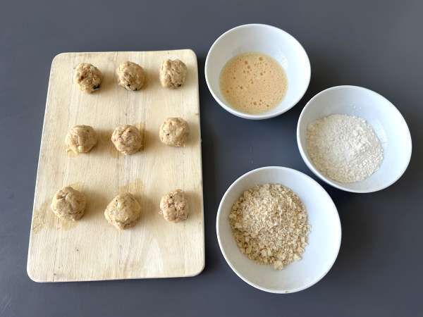 Crispy tuna fritters with Air Fryer: an irresistible aperitif! - Preparation step 4