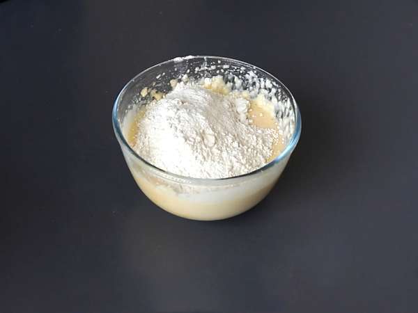 Blueberry crumble cake: the cake that combines fondant, softness and crunch! - Preparation step 5