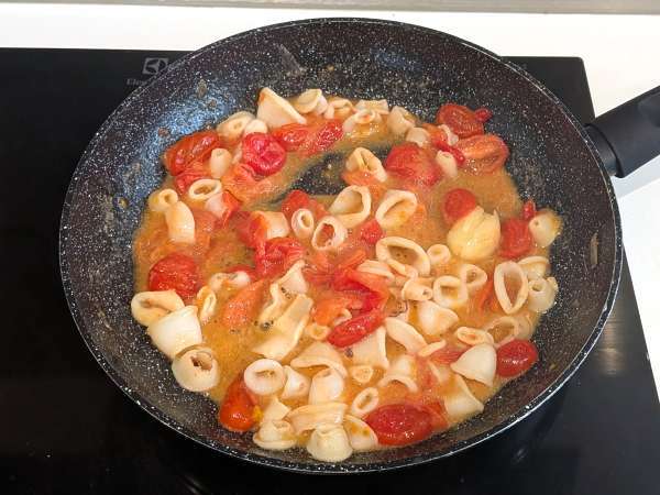 Squid sauce: a perfect pasta sauce - Preparation step 7