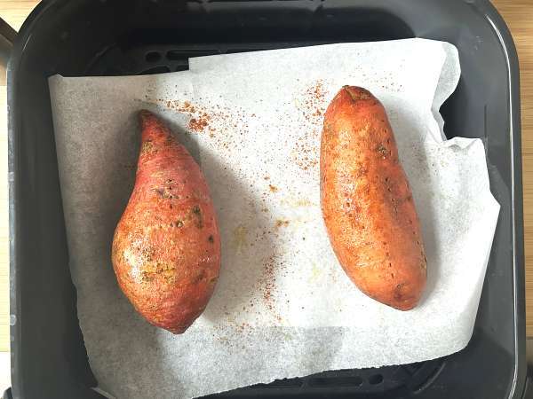 How to cook sweet potatoes in an airfryer? The simple and effective method! - Preparation step 2