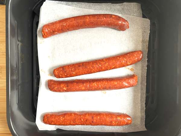 How to cook merguez in the airfryer? - Preparation step 1