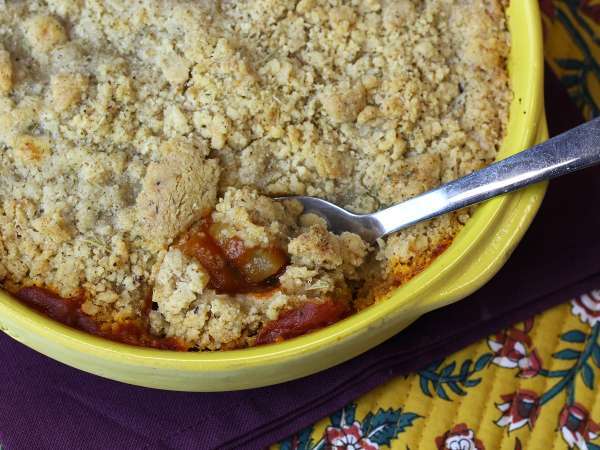 Ratatouille crumble, a quick and easy dish you'll love! - Preparation step 7