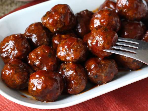 Meatballs in air fryer with sweet and sour sauce barbecue style: easy and tasty recipe - Preparation step 9
