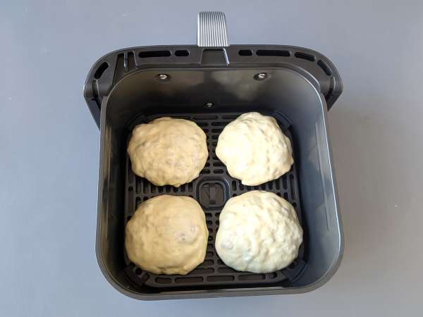 Burger-style Air fryer stuffed buns: ideal for a quick and tasty dinner - Preparation step 8