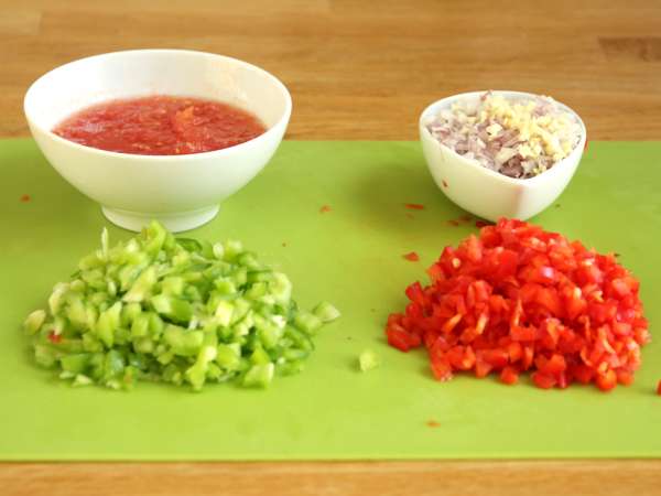 Squid rice - Preparation step 1