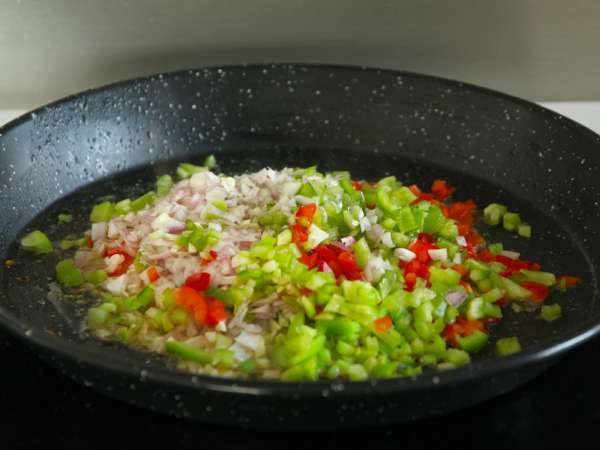 Squid rice - Preparation step 3