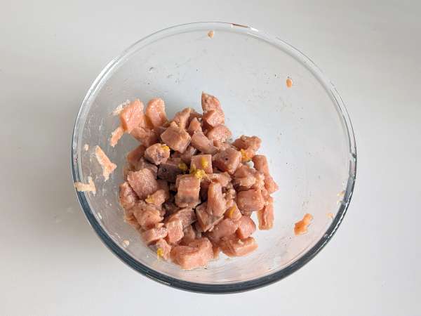 Salmon, burrata and pistachio lasagne - Preparation step 1