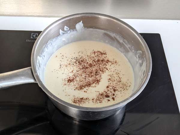 Salmon, burrata and pistachio lasagne - Preparation step 4