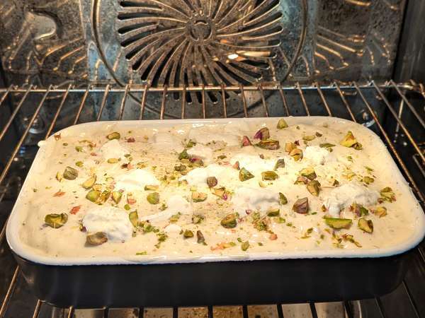 Salmon, burrata and pistachio lasagne - Preparation step 8