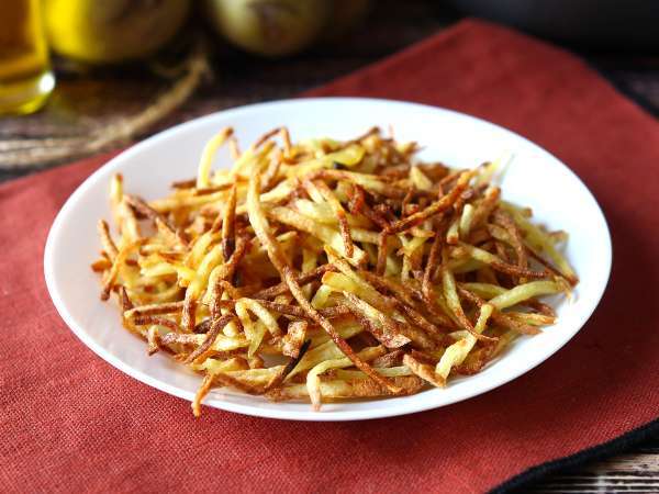 Crispy potato straws - Pommes pailles, easy-to-make with the Airfryer - Preparation step 7