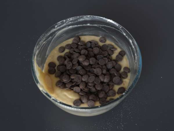 Extra gourmet banana and chocolate chip muffins - Preparation step 5