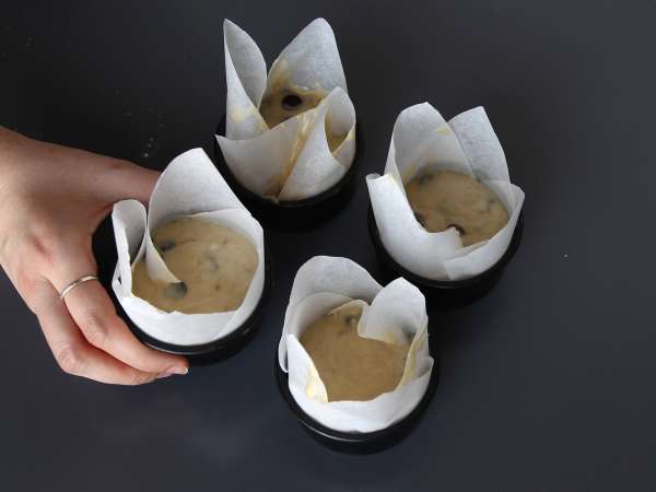 Extra gourmet banana and chocolate chip muffins - Preparation step 9