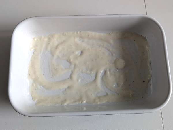 Creamy baked pasta with peas and ham au gratin - Preparation step 6