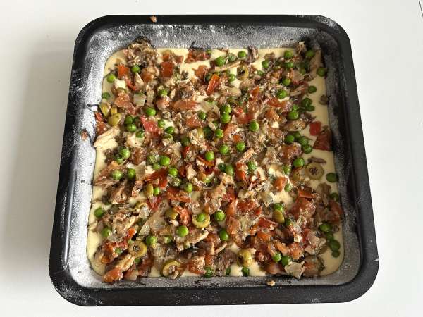 Sardine cake: a simple, moist and tasty recipe - Preparation step 8