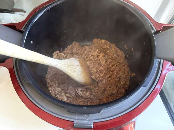 Pulled pork in the Cookeo - Preparation step 5